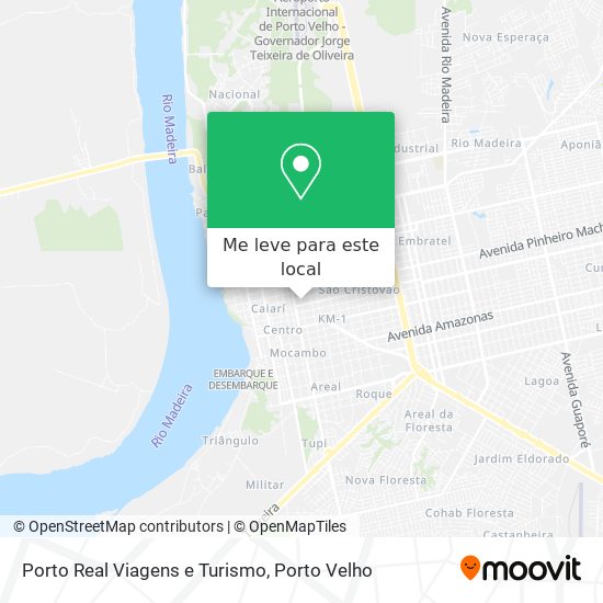Porto Real Viagens e Turismo mapa