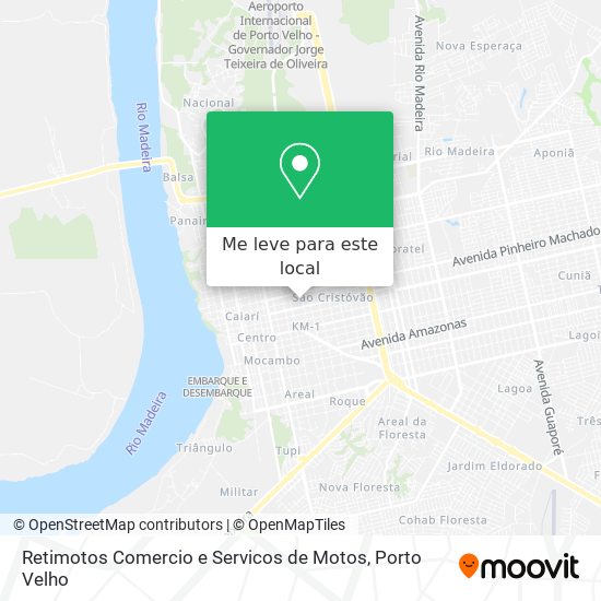 Retimotos Comercio e Servicos de Motos mapa