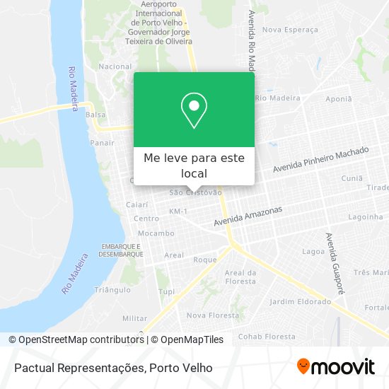 Pactual Representações mapa