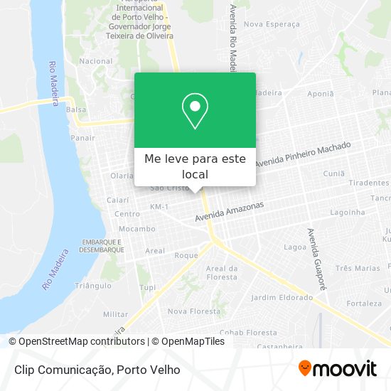 Clip Comunicação mapa