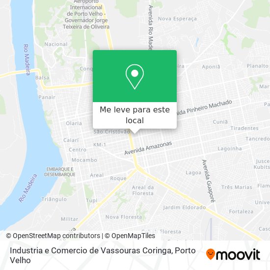 Industria e Comercio de Vassouras Coringa mapa