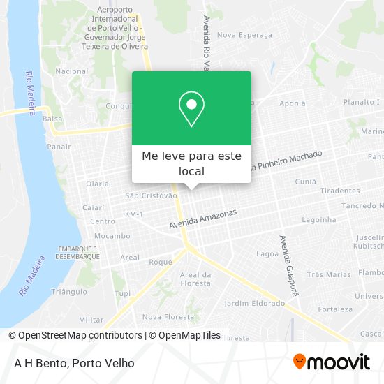 A H Bento mapa