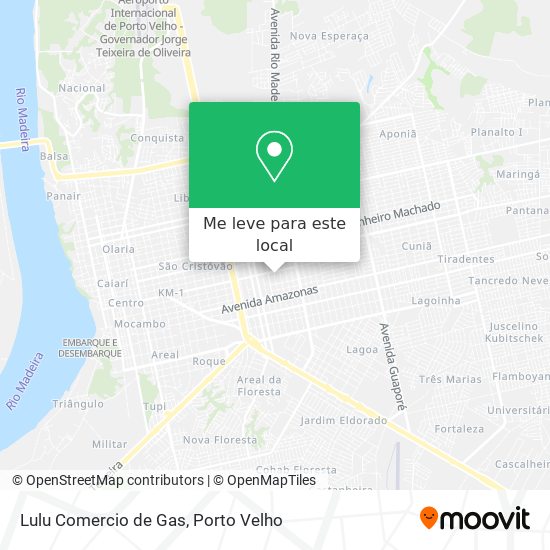 Lulu Comercio de Gas mapa