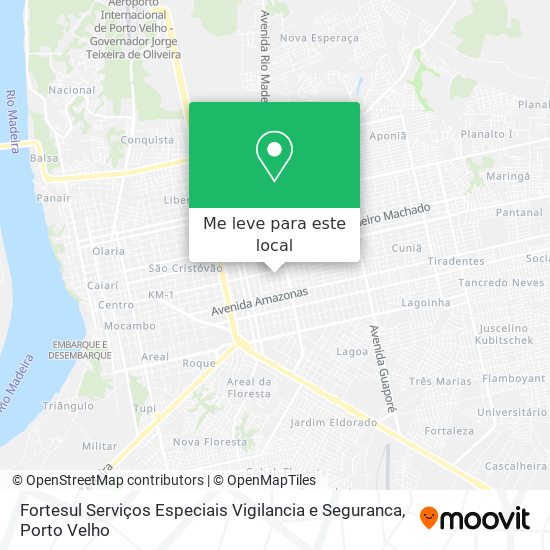 Fortesul Serviços Especiais Vigilancia e Seguranca mapa