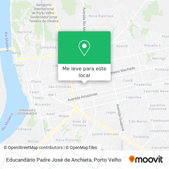 Educandário Padre José de Anchieta mapa