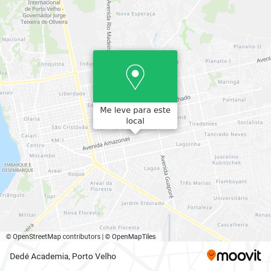 Dedé Academia mapa