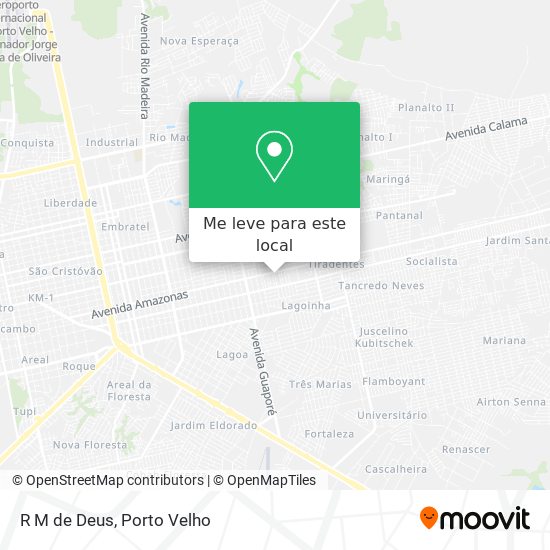 R M de Deus mapa