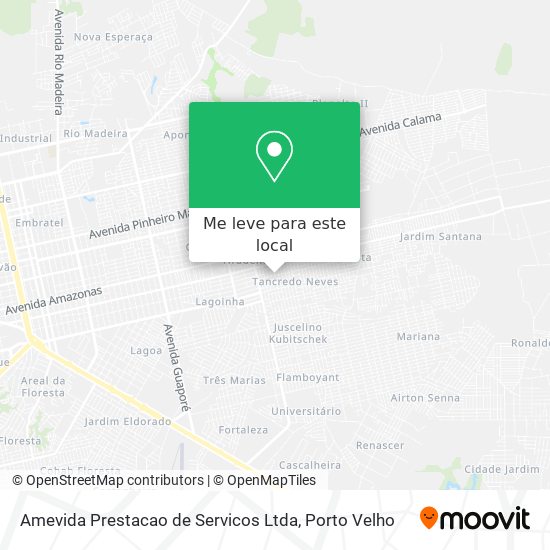 Amevida Prestacao de Servicos Ltda mapa