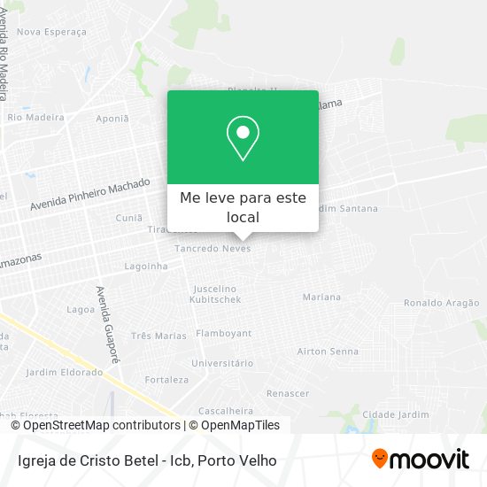 Igreja de Cristo Betel - Icb mapa