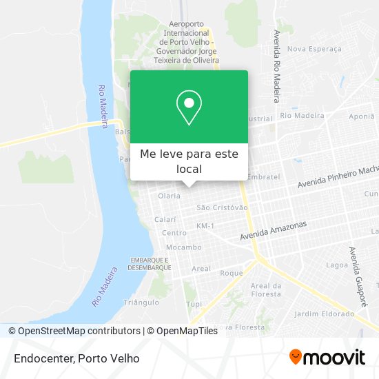 Endocenter mapa