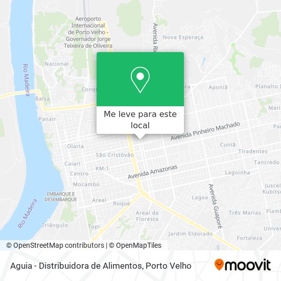 Aguia - Distribuidora de Alimentos mapa