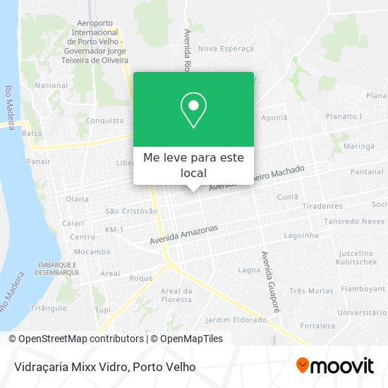 Vidraçaria Mixx Vidro mapa