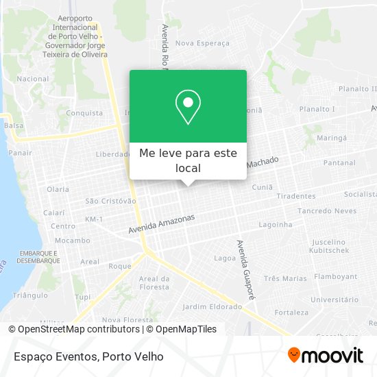 Espaço Eventos mapa