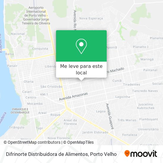Difrinorte Distribuidora de Alimentos mapa