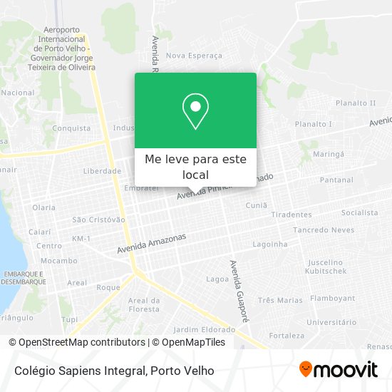 Colégio Sapiens Integral mapa
