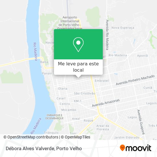 Débora Alves Valverde mapa