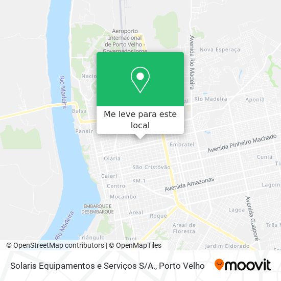 Solaris Equipamentos e Serviços S / A. mapa