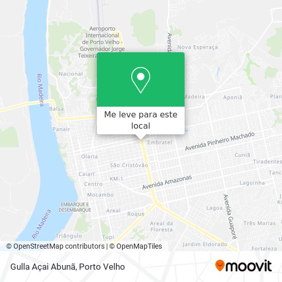 Gulla Açai Abunã mapa