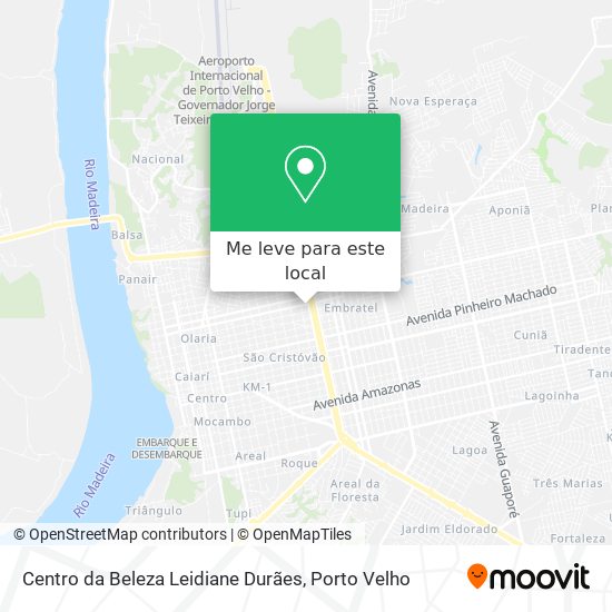 Centro da Beleza Leidiane Durães mapa