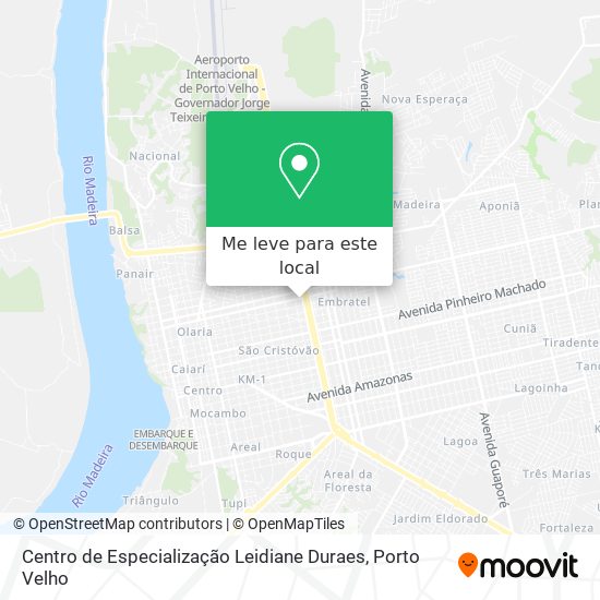 Centro de Especialização Leidiane Duraes mapa