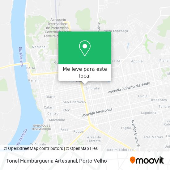 Tonel Hamburgueria Artesanal mapa