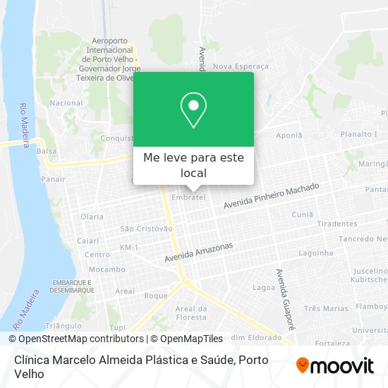 Clínica Marcelo Almeida Plástica e Saúde mapa