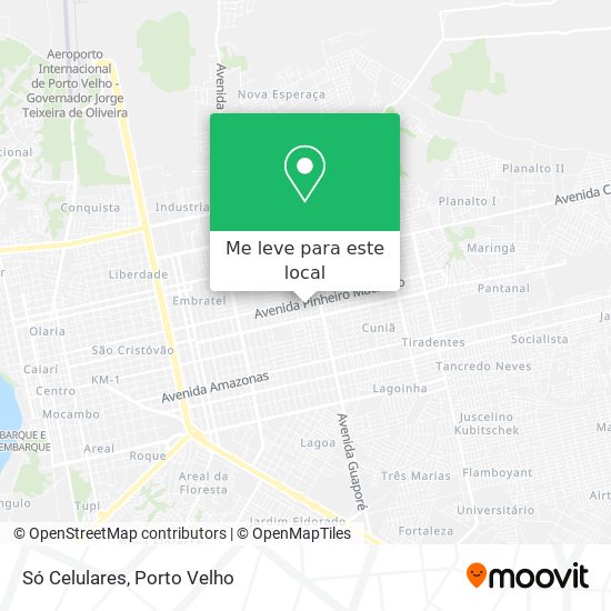 Só Celulares mapa