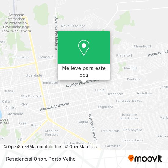 Residencial Orion mapa
