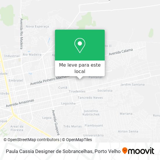 Paula Cassia Designer de Sobrancelhas mapa