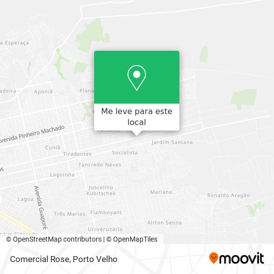 Comercial Rose mapa