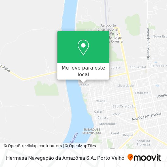 Hermasa Navegação da Amazônia S.A. mapa