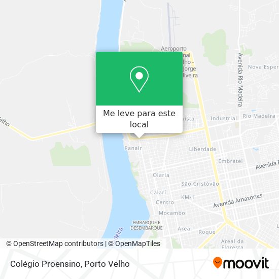 Colégio Proensino mapa