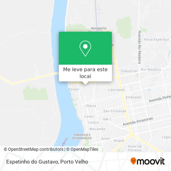Espetinho do Gustavo mapa