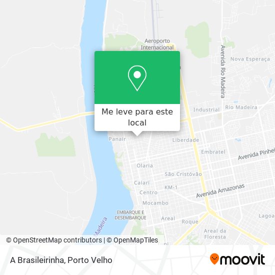 A Brasileirinha mapa