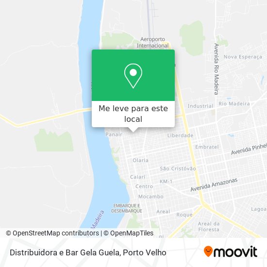 Distribuidora e Bar Gela Guela mapa