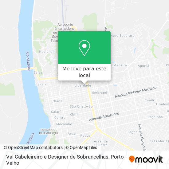 Val Cabeleireiro e Designer de Sobrancelhas mapa