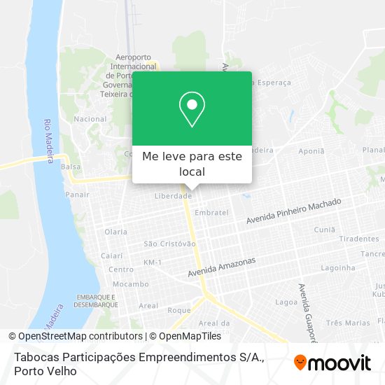 Tabocas Participações Empreendimentos S / A. mapa
