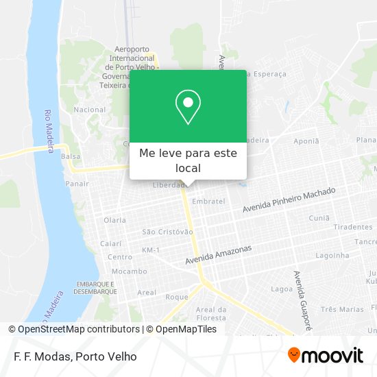 F. F. Modas mapa