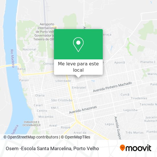 Osem -Escola Santa Marcelina mapa