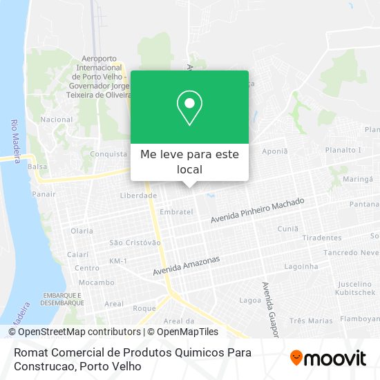 Romat Comercial de Produtos Quimicos Para Construcao mapa