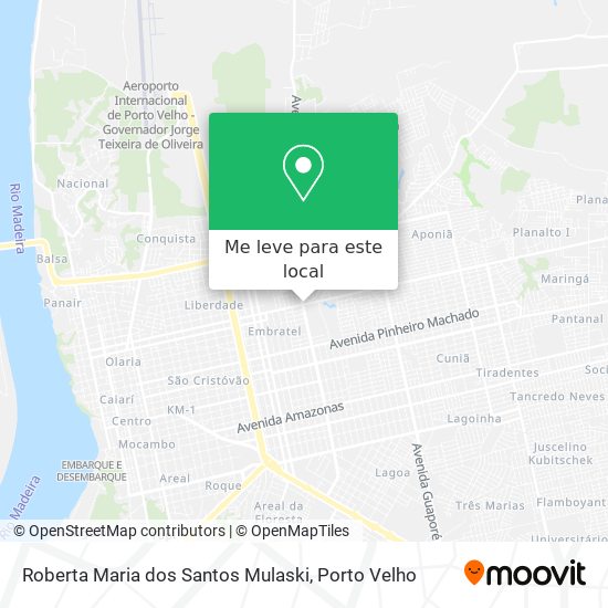 Roberta Maria dos Santos Mulaski mapa