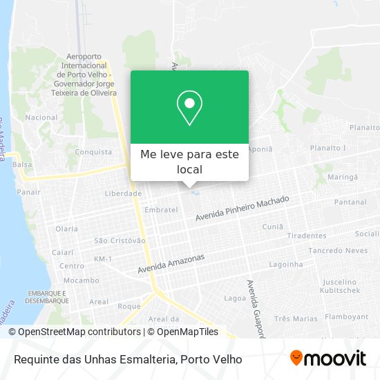 Requinte das Unhas Esmalteria mapa