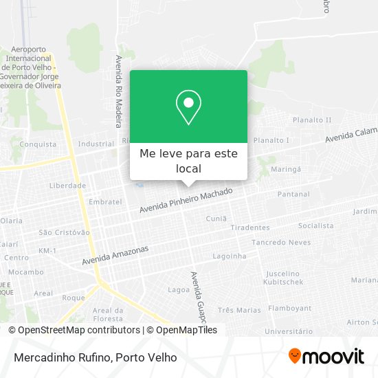 Mercadinho Rufino mapa