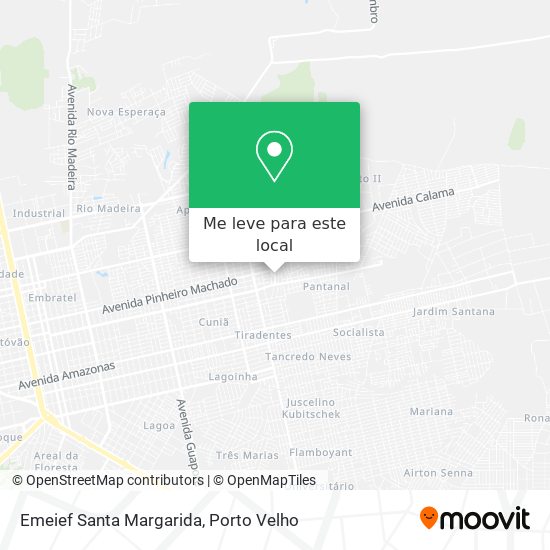 Emeief Santa Margarida mapa