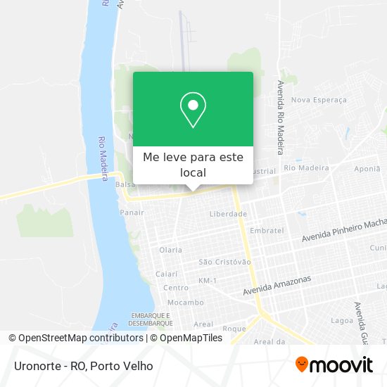 Uronorte - RO mapa