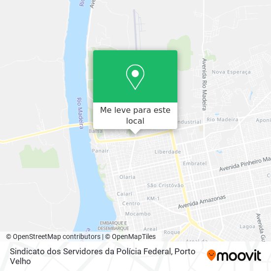 Sindicato dos Servidores da Polícia Federal mapa