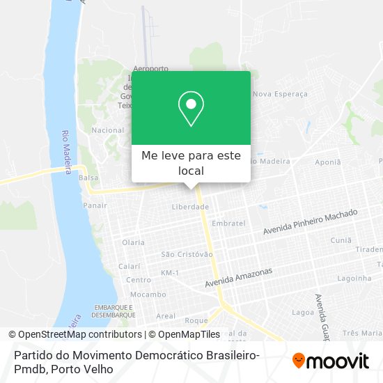Partido do Movimento Democrático Brasileiro-Pmdb mapa