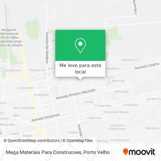 Mega Materiais Para Construcoes mapa