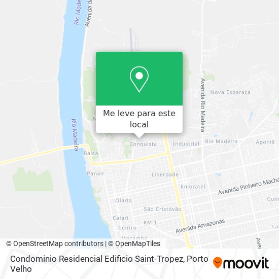 Condominio Residencial Edificio Saint-Tropez mapa