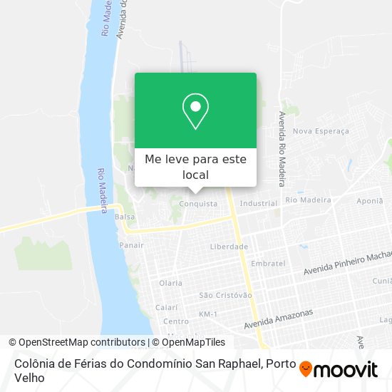 Colônia de Férias do Condomínio San Raphael mapa